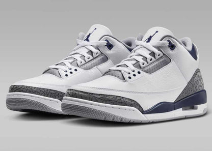 Jordan 3 rétro white Navy