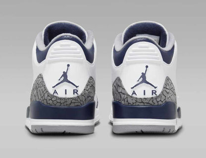 Jordan 3 rétro white Navy