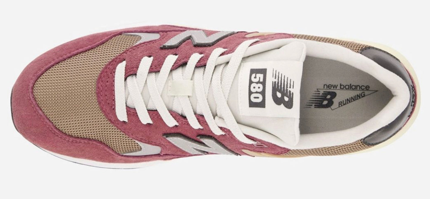 New Balance 580 Washed Burbundy