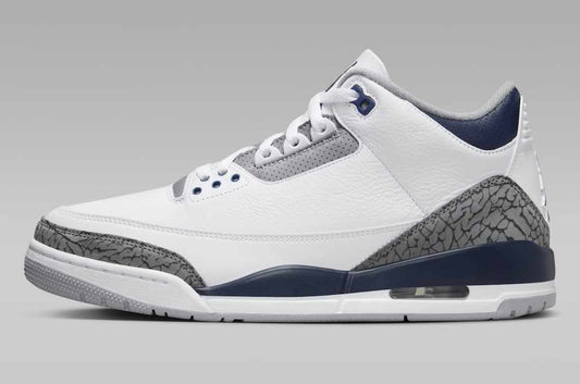 Jordan 3 rétro white Navy