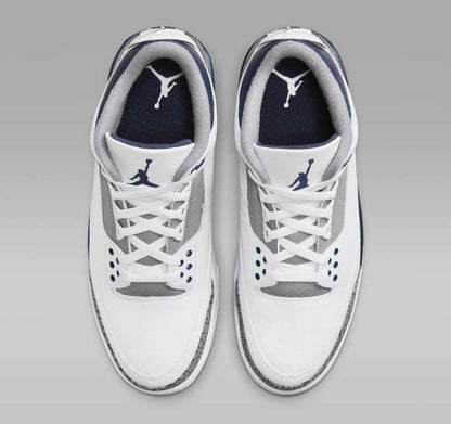 Jordan 3 rétro white Navy