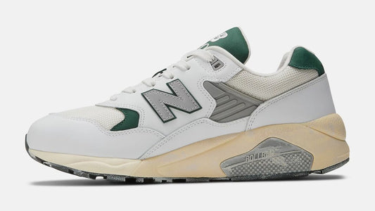 New Balance 580 White Nightwatch Green