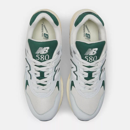 New Balance 580 White Nightwatch Green