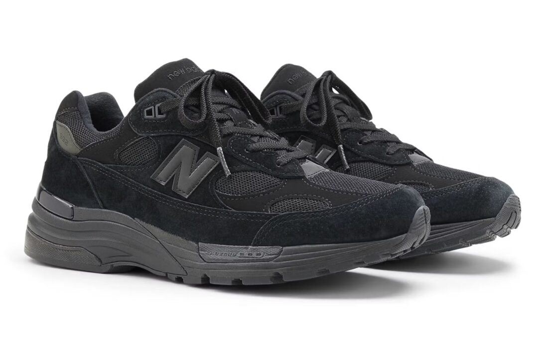 New Balance 992 Made in USA triple Black