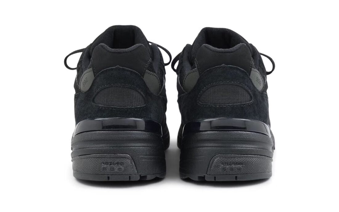 New Balance 992 Made in USA triple Black