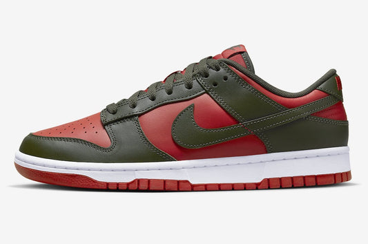 Dunk Low Mystic Red Cargo Khaki