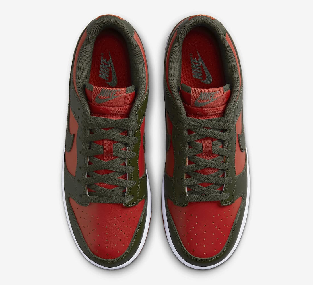 Dunk Low Mystic Red Cargo Khaki